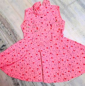 Cute Print Baby Girl Frock New Condition