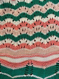 Crocheted Zigzag Pattern Tank Top