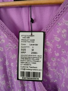 Lavender Printed Dresses (Women's)
