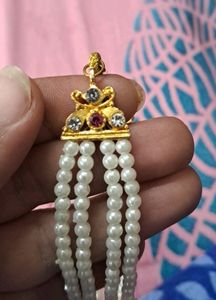 Pearl Choker With Adjustable Thread