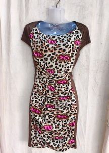 Leopard Print Bodycon Mini Dress