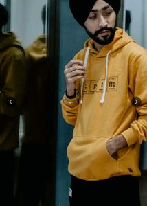 Unisex Mustard Yellow Inspire Hoodie