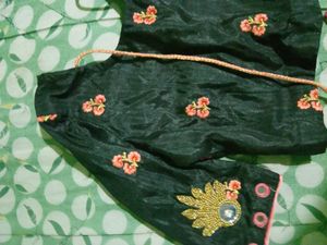 Elegant Black Embroidered Blouse