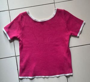 Cute Pink Cropped Top💖