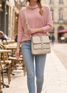 Dubai Stylish Cream Crossbody Bag
