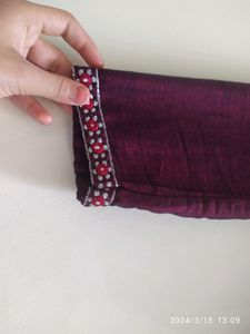 Wine Suit With Print