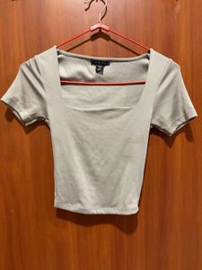Square Neck Cropped Top🎀 (Amisu)