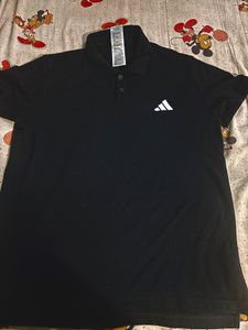 Adidas Black Polo T-Shirt