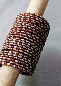 Bangle Set 24 pcs 2 dargen Sparkling Brown