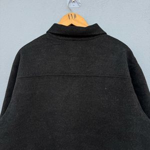 Vintage Wool Blend Jacket - Charcoal
