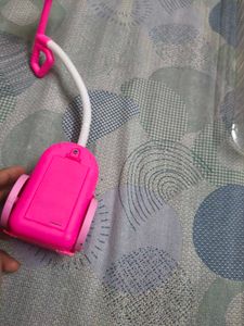 Mini Pink Vacuum Toy working
