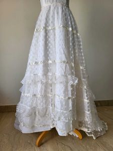 Elegant White Lace Bridal Gown