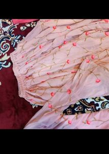 Elegant Pink Embroidered Kurta Set