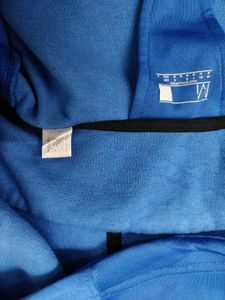 Adidas Blue Zip-Up Hoodie