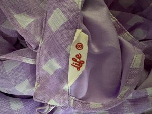 Lavender Gingham Tiered Dress💜