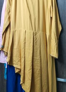 Stylish Mustard Ethnic Gown