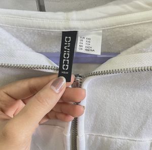 H&amp;M Crop White Jacket