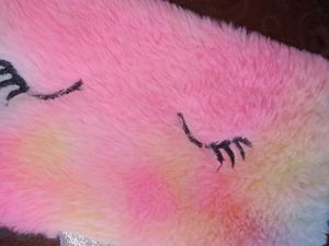 Fluffy Rainbow Unicorn Pencil Case