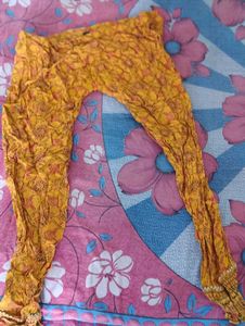 Yellow Printed salwar