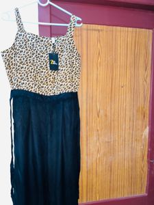 Polka Print Women Jumpsuit