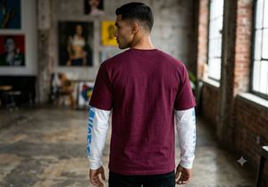 Men's Graphic Long Sleeve T-Shirt (M,L,XL)