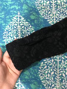 Annzo Orange N Black Dress