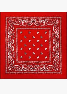 Red Paisley Bandana Scarf