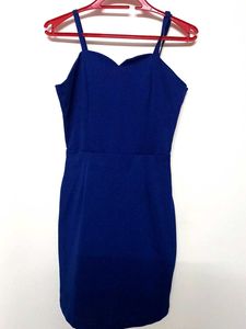 Royal Blue Strappy Mini Dress