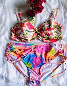 Vibrant Floral Bikini set