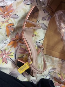 Rose Gold Embellished Heels