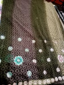 Grey Colour Saree