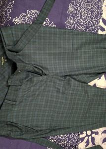 Park Avenue Formal Checked Trousers