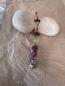 Handmade Wire Wrapped Charm Pendant