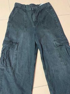 Trendy Black Cargo Pants