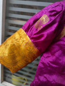 Beautiful Purple Ethnic south indian legnga