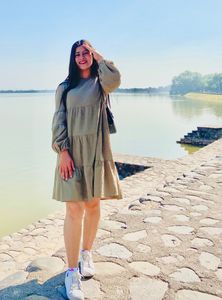 Green Colour Dress