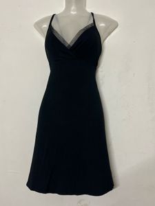 Pintresty branded Black Spaghetti Strap Dress