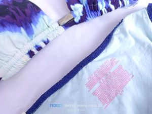 Blue &amp; White Bikini Set