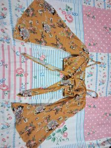 Floral Off-Shoulder Crop Top &amp; Skirt Set