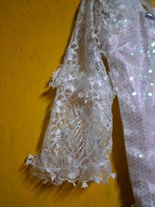 Elegant White Lace Party Dress