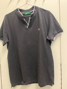 United Colors of Benetton Grey Polo Shirt
