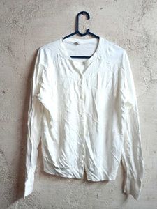 UNIQLO Winter Fashion Cardigan White