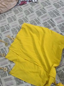 Yellow Tunic Set &amp; Dupatta