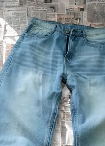 whisker unisex baggy jean