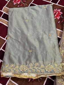 Elegant Embroidered Grey Kurta Set