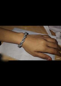 Unique Twisted Bangle Bracelet diamond jwellery