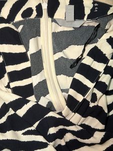 Stylish Zebra Print Mini Dress