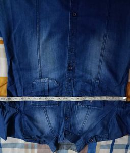 Women's Denim Tunic Top