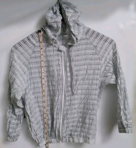 Plaid Hooded Jacket