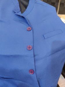 Blue Formal Waistcoat